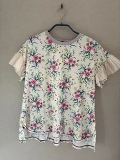Zuppa di Zucca ズッパディズッカ 花柄チュール袖Tシャツ 160のサムネイル