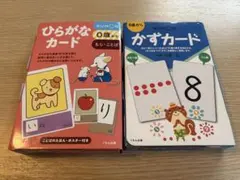 くもん ひらがなカード かずカード 2点セットのサムネイル