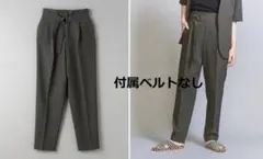 K09160）BEAUTY&YOUTH ポリエステルブレンドセンタープレスパンツ