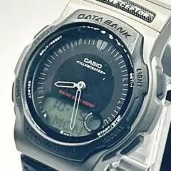 CASIO DATA BANK WVA-100 アナデジ電池新品稼働品　電波時計