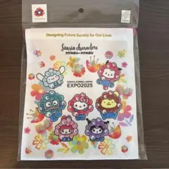 大阪・関西万博 × サンリオキャラクターズ なりきりミャクミャク コラボ 巾着
