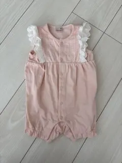 新品 petit main プティマイン ロンパース 80