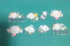 【A-1d】サンリオキャラクターズ こぎみゅん 夏シール フレークシール ♡