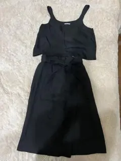 OPAQUE.CLIP キャミワンピース ブラック 38/M セットアップのサムネイル