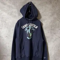 チャンピオン　champion リバースウィーブ スウェット　パーカー　紺