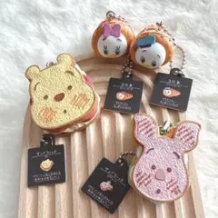 【まとめ売り】Nuiパン　ディズニーキャラクター カプセルトイ 4個セット