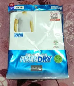 CLOSSI FIBER DRY VネックTシャツ 2枚組　しまむら　３Ｌ