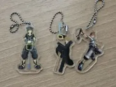 キングダムハーツ アクリルキーホルダー ソラ ロクサス ヴェントゥス 3個セット