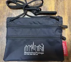 マンハッタンポーテージ トリプルジッパーポーチ ポーチ バッグ ブラック