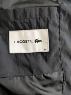 LACOSTE ブラックキルティングジャケット 34のサムネイル