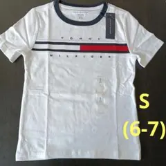 正規店購入 TOMMYHILFIGER 半袖 Tシャツ S 110 120 白