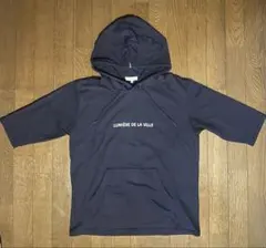 THE SHOP TK 半袖パーカー ネイビー ワールド製