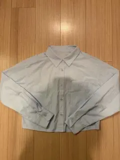 GU 長袖シャツ ライトブルー Sサイズ
