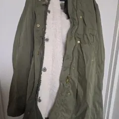 BACK NUMBER ロングコート Lサイズ オリーブのサムネイル