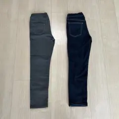 H&M、無印、キッズロングパンツ　2着セット