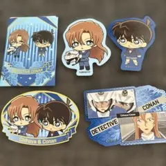 名探偵コナン SDダイカットステッカーセット5 / 萩原千速&江戸川コナン