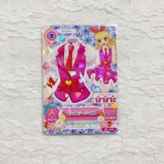 アイカツ カード ピンクステージベスト 星宮いちご サイン