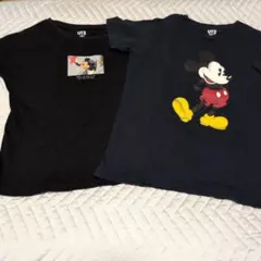 UNIQLO UT ミッキーマウス Tシャツ 2枚セット 130のサムネイル