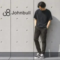 JOHN BULL｜ストレッチコットンツイル迷彩スリムテーパードパンツLカモフラのサムネイル