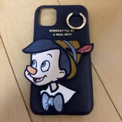 ディズニー　ピノキオ　iPhone11ケース　アコモデ