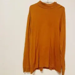 ✨訳あり格安✨【L】ランズエンド LandsEnd ハイネック オレンジ 橙