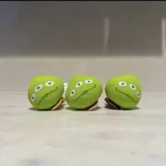 【即日匿名配送】リトルグリーンメン パッチン ヘアクリップ 3個セット