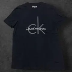Calvin Klein Jeans Tシャツ フロントロゴ ブラック Mのサムネイル