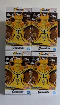 【4個セット】NARUTO-ナルト疾風伝 Grandista うずまきナルト-Ⅱ