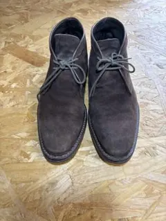 ブラウン スエード ブーツ