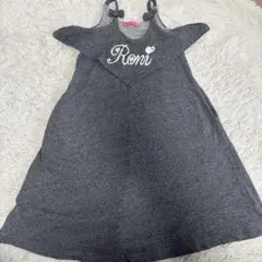 RONI ノースリーブ ワンピース グレー