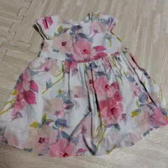 花柄ワンピース ベビー 6-12ヶ月 女の子 半袖 baby GAP