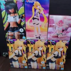 オーバーロード　デートアライブ　ToLOVEる　プライズフィギュアまとめ売り 最新 美少女 プライズフィギュア 5点セット オーバーロード To Loveる