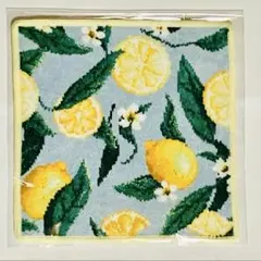 新品未使用品　FEILERフェイラーのタオルハンカチ　レモンと葉柄です♪