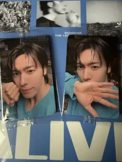 SUPER JUNIOR DONGHAE ALIVE 特典トレカ　2枚セット　②