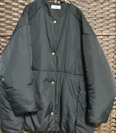 forksy. オーバーサイズ中綿ノーカラージャケット