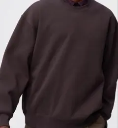 UNIQLO スウェット ダークブラウン S