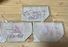 【お値下げ】【新品未開封】サンリオ　ミニトートバッグ3点セット