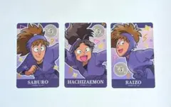 忍たま乱太郎　クリアカードver.2　不破雷蔵　鉢屋三郎　竹谷八左ヱ門　五年ろ組