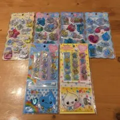 り*♡様 しずくちゃんポップアップ ウォーターシール おはじきシール　6枚セット
