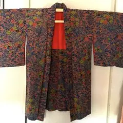 大正浪漫　羽織　珍色　アンティーク羽織
