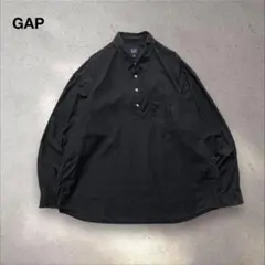 OLD GAP ギャップ プルオーバー シャツ ブラック黒