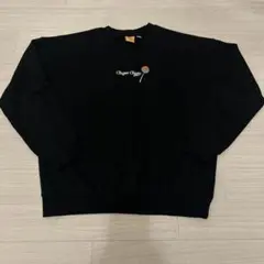 【Chupa Chups 】ロゴ刺繍 ブラックトレーナー