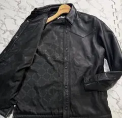 極美品✨schott 羊革 レザージャケット ジャケットタイプ 黒 Mのサムネイル