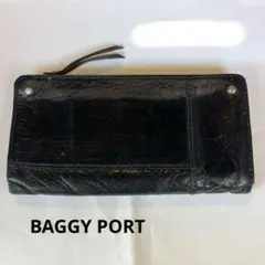 BAGGY PORT レザー 長財布 L字ファスナー