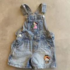 H&M Hello Kitty デニムオーバーオール 92cmのサムネイル
