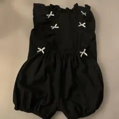 黒いフリル付き　セットアップ