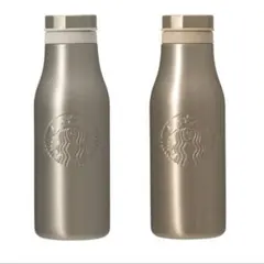 【期間限定】ステンレスロゴボトルゴールド・シルバー2点セット