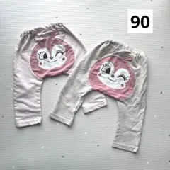 ドキンちゃん ズボン 90 アンパンマン ボトムス ピンク　コキンちゃん　双子