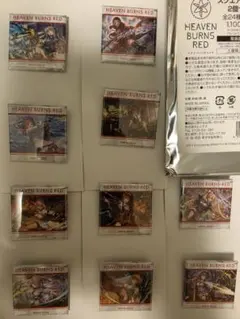 HEAVEN BURNS RED スクエア缶バッジ 10個セット