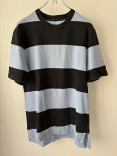 アレキサンダーワン　水色×ブラック　ボーダー　Tシャツ